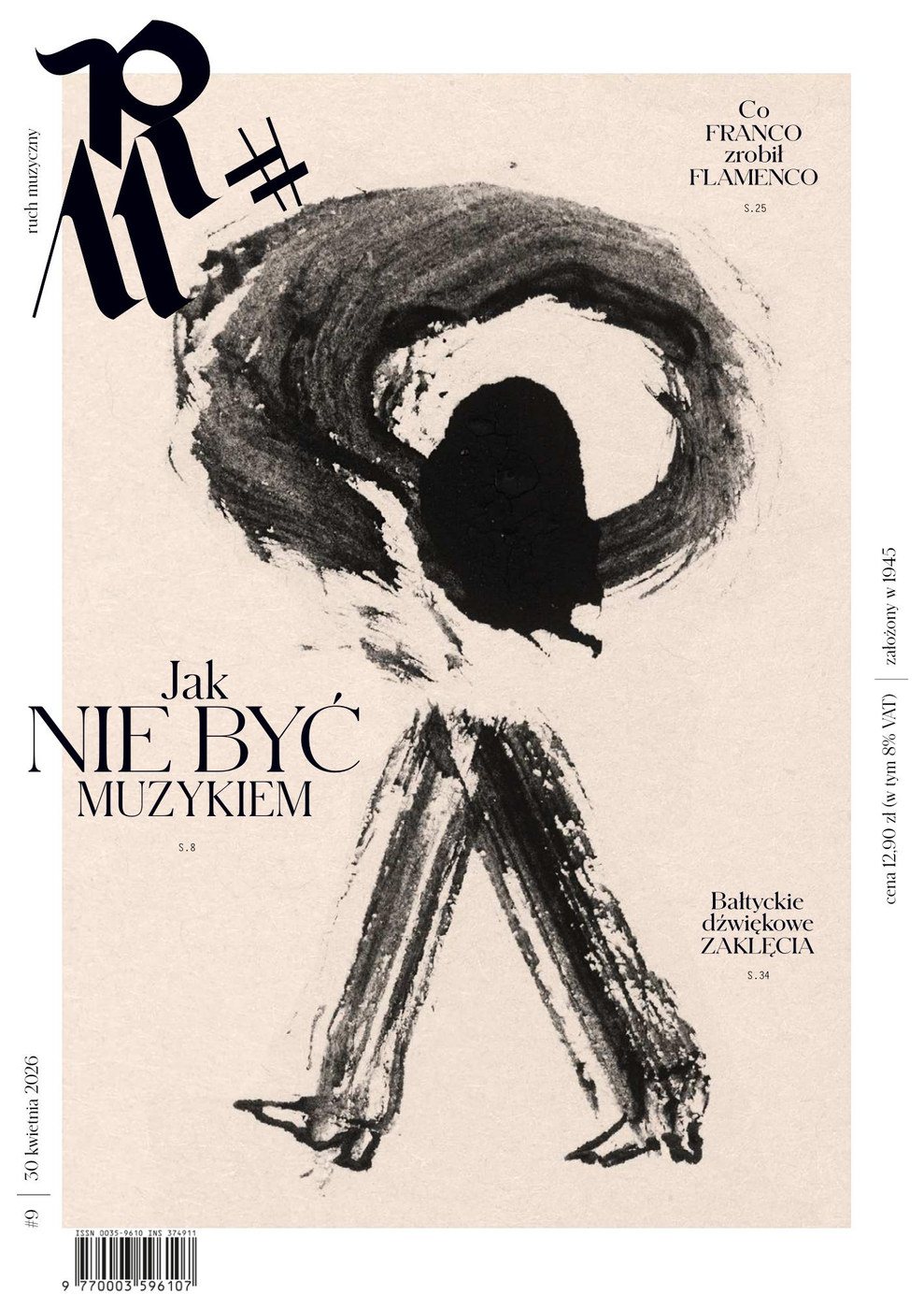 Okładka magazynu Ruch Muzyczny
