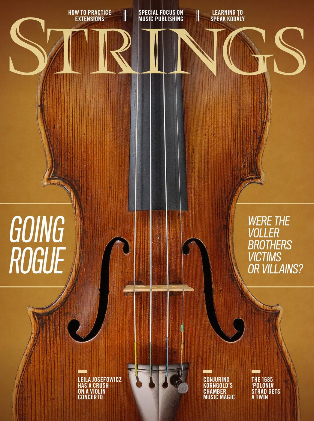 Okładka magazynu Strings